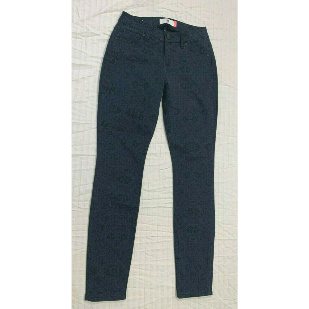 CABI JEANS WOMENS CURVY SKINNY PANTS SIZE 4